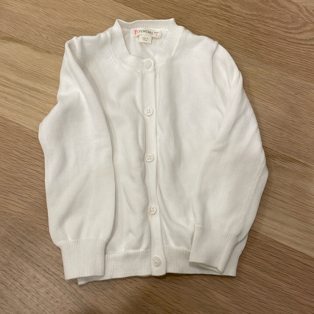 Crewcuts button up lightweight sweater